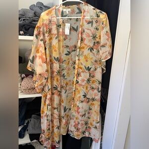 Maurices Floral Kimono